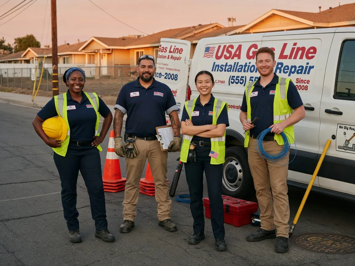 Gas Line Installation company in Fort Irwin, CA